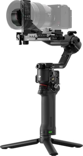DJI RS 5 Combo  Gimbal Stabilizer for Camera Canon/Sony/Panasonic/Nikon/Fujifilm  Intelligent Tracking  Electronic Briefcase Handle  Fine Tuning Knobs  New Z Axis Indicator