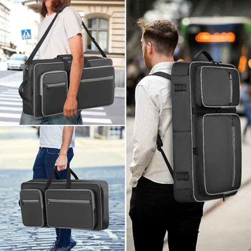 DJ Controller Bag Compatible with DDJ FLX10 / 1000 / REV7 / REV5 / SC LIVE 4  DJ Soft Case Gig Bag with Multi pocket for DJ Controller & Accessories  Medium 