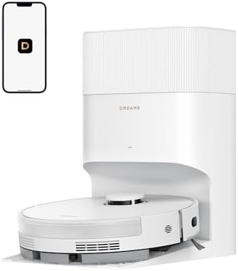 DREAME D20 Pro Plus Robot Vacuum  13 000Pa Suction  DuoBrush for Pet Hair  Corner Cleaning  Self Emptying  LDS Navigation Laser Avoidance  Vacuum Mop  Hard Floors&Carpets  Black