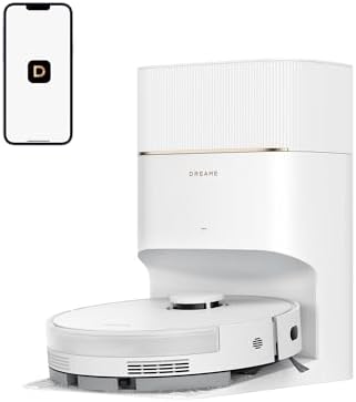 DREAME D20 Pro Plus Robot Vacuum  13 000Pa Suction  DuoBrush for Pet Hair  Corner Cleaning  Self Emptying  LDS Navigation Laser Avoidance  Vacuum Mop  Hard Floors&Carpets  Black 