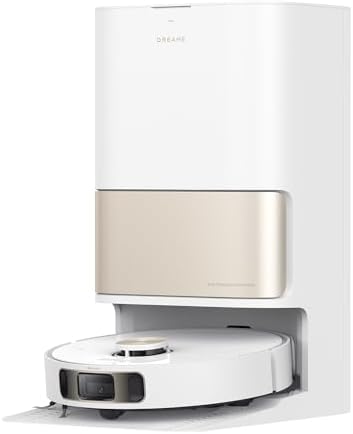 DREAME D30 Ultra CE Robot Vacuum and Mop with Auto Dust Emptying  25 000Pa Suction  0 41in Mop Lifting  Multifunctional Base Station  Mop Self Washing  Smart Obstacle Avoidance  White