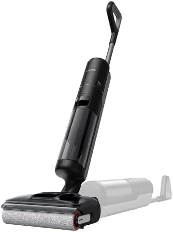 DREAME H12 Pro FlexReach Wet Dry Vacuum Cleaner  0 Tangle Cordless Vacuum Mop All in One for Hard Floors  180  Lie Flat Floor Cleaner Machine with 194 F Hot Self Cleaning  50Mins Runtime