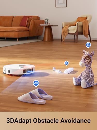 DREAME L10s Pro Ultra Heat Robot Vacuum and Mop Combo  Mop Extend  7000Pa Suction  Auto Robot Care and Maintenance  136 F Hot Water Mop Self Cleaning  Obstacle Avoidance  Ideal for Hair  Carpets