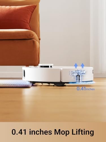 DREAME L10s Pro Ultra Heat Robot Vacuum and Mop Combo  Mop Extend  7000Pa Suction  Auto Robot Care and Maintenance  136 F Hot Water Mop Self Cleaning  Obstacle Avoidance  Ideal for Hair  Carpets