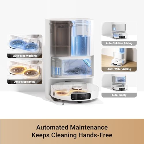 DREAME L10s Ultra Gen 2 Robot Vacuum and Mop  10 000Pa Suction  MopExtend Technology  All in One Base Station  Pet Friendly  Versatile Carpet Cleaning  DuoScrub Mopping System  Smart Pathfinder Tech