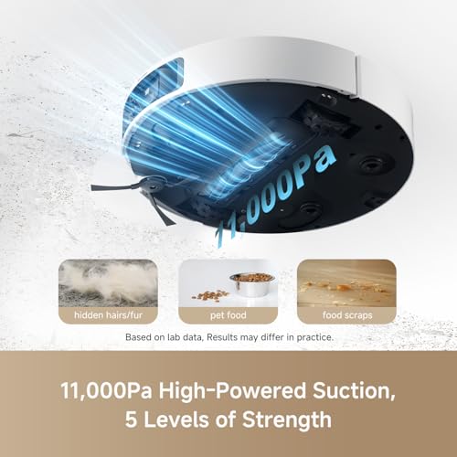 DREAME L40 Ultra Robot Vacuum with Removable & Liftable Mop  Extendable & Liftable SideBrush  11 000Pa Suction  149  Mop & Washboard Self Cleaning  Auto Empty  Auto Refill  Voice Control