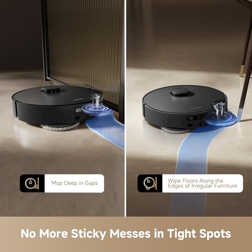 DREAME L40s Ultra AE Robot Vacuum and Mop, 19,000Pa Suction, Diverse Brush Selection, Flexible Mop & 167℉ Self Cleaning Washboard, All-in-One Station, Tangle-Free, Auto Refill, Voice Control
