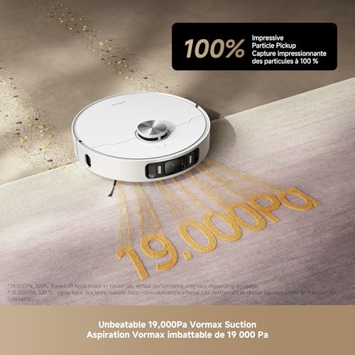 DREAME L40s Ultra AE Robot Vacuum and Mop Combo  19 000Pa Suction  Self Emptying Dust Box  Flexible Mop & 167  Self Cleaning Washboard  Diverse Brush Selection  All in One Station  Auto Refill