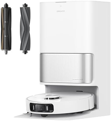 DREAME L40s Ultra AE Robot Vacuum and Mop Combo  19 000Pa Suction  Self Emptying Dust Box  Flexible Mop & 167  Self Cleaning Washboard  Diverse Brush Selection  All in One Station  Auto Refill