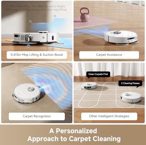 DREAME L40s Ultra AE Robot Vacuum and Mop Combo  19 000Pa Suction  Self Emptying Dust Box  Flexible Mop & 167  Self Cleaning Washboard  Diverse Brush Selection  All in One Station  Auto Refill
