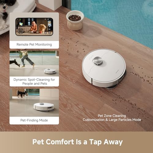 DREAME L40s Ultra AE Robot Vacuum and Mop Combo  19 000Pa Suction  Self Emptying Dust Box  Flexible Mop & 167  Self Cleaning Washboard  Diverse Brush Selection  All in One Station  Auto Refill