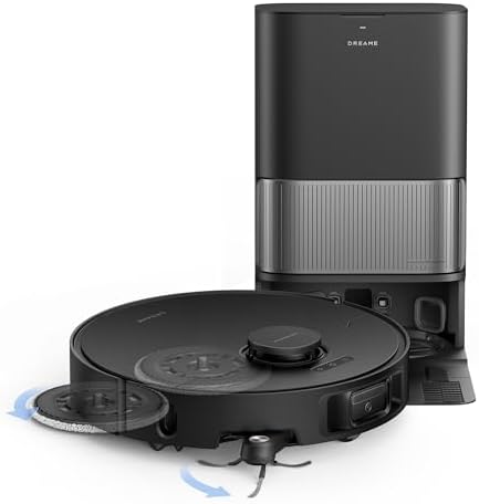 DREAME L40s Ultra AE Robot Vacuum and Mop Combo  19 000Pa Suction  Self Emptying Dust Box  Flexible Mop & 167  Self Cleaning Washboard  Diverse Brush Selection  All in One Station  Auto Refill