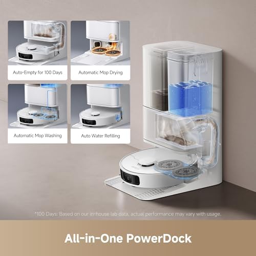DREAME L40s Ultra CE Robot Vacuum and Mop Combo with Self Emptying Dock  13 000Pa Suction  Mop Self Cleaning and Auto Raising  Ultrasonic Carpet Sensing  Ideal for Pet Hair  Carpet and Hard Floors