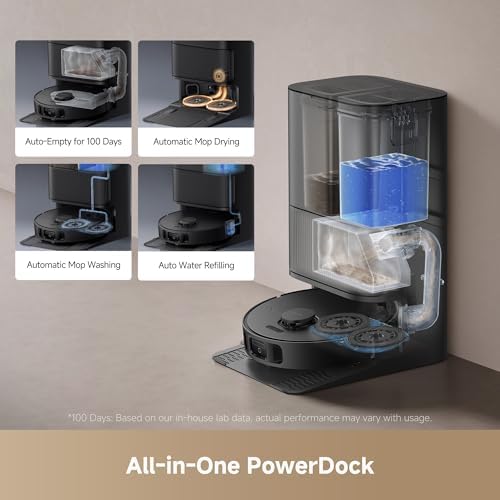 DREAME L40s Ultra CE Robot Vacuum and Mop Combo with Self Emptying Dock  13 000Pa Suction  Mop Self Cleaning and Auto Raising  Ultrasonic Carpet Sensing  Ideal for Pet Hair  Carpet and Hard Floors