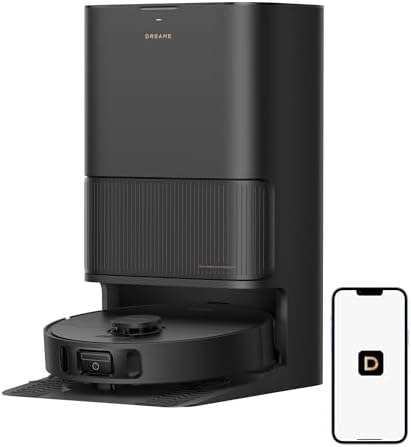 DREAME L40s Ultra CE Robot Aspirador y Trapeador Combo con muelle de autovaciado, succión de 13,000 Pa, fregona autolimpiante y elevación automática, detección ultrasónica de alfombras, ideal para pelo de mascotas, alfombras y suelos duros