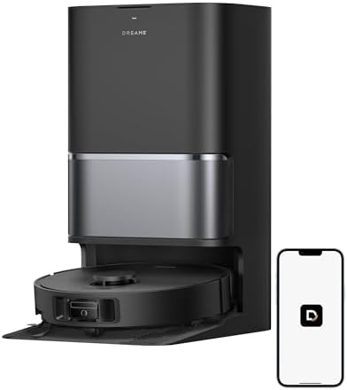 DREAME L40s Ultra CE Robot Aspirador y Trapeador Combo con muelle de autovaciado, succión de 13,000 Pa, fregona autolimpiante y elevación automática, detección ultrasónica de alfombras, ideal para pelo de mascotas, alfombras y suelos duros