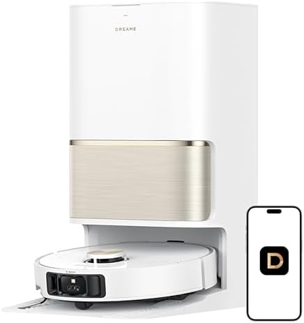 DREAME L50 Ultra Robot Vacuum and Mop Black with Auto Empty and Mop Self Cleaning  Precise Obstacle Avoidance  19 500Pa Suction  HyperStream Detangling DuoBrush
