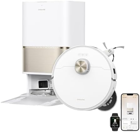 DREAME Robot aspirador y trapeador L60 Ultra PE, succión de 30,000 Pa, autolimpieza, limpieza profunda de esquina a borde, cepillo desenredante, evita obstáculos y navegación de 360°, color negro