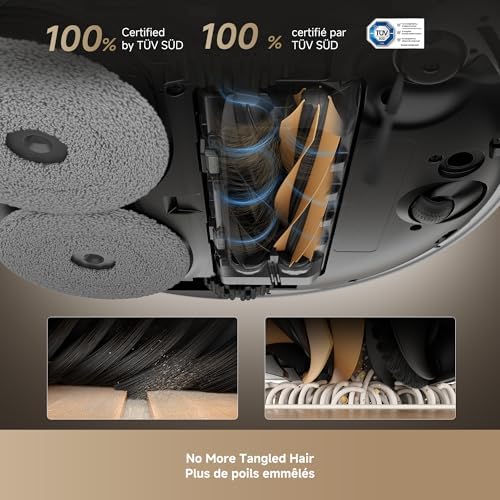 DREAME X50 Ultra Complete Robot Vacuum and Mop with Auto Empty and Mop Self Cleaning  20 000Pa Suction  Obstacle Avoidance and 360  Navigation  Corner to Edge Deep Cleaning  Detangling Brush  White 