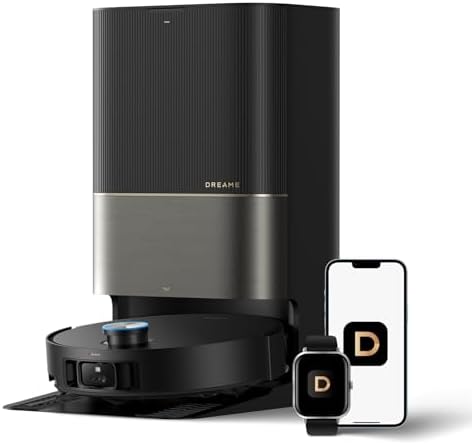 DREAME X50 Ultra Robot Vacuum and Mop with Auto Empty and Mop Self Cleaning  20 000Pa Suction  Obstacle Avoidance and 360  Navigation  Corner to Edge Deep Cleaning  Detangling Brush