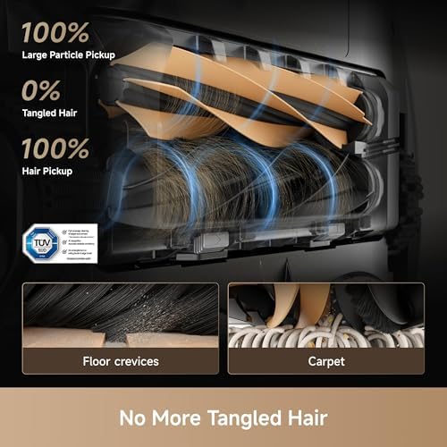 DREAME X50 Ultra Robot Vacuum and Mop with Auto Empty and Mop Self Cleaning  20 000Pa Suction  Obstacle Avoidance and 360  Navigation  Corner to Edge Deep Cleaning  Detangling Brush