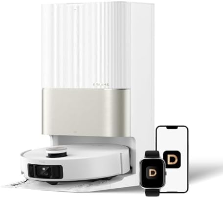 DREAME X50 Ultra Robot Vacuum and Mop with Auto Empty and Mop Self Cleaning  20 000Pa Suction  Obstacle Avoidance and 360  Navigation  Corner to Edge Deep Cleaning  Detangling Brush