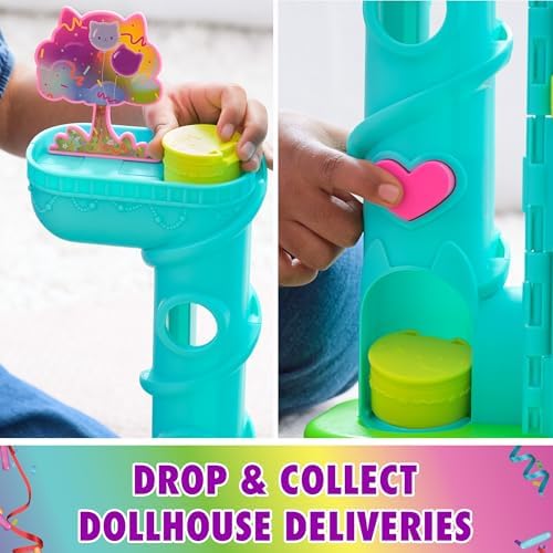 DREAMWORKS GABBYS DOLLHOUSE  14 Pc Celebration Dollhouse  25 Inches Tall  with Toy Figures  Doll House Furniture & 10 Sounds  Kids Toys for Girls & Boys Ages 3