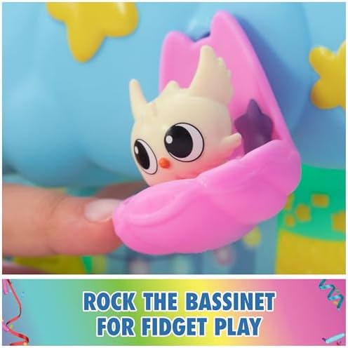 DREAMWORKS GABBYS DOLLHOUSE  14 Pc Celebration Dollhouse  25 Inches Tall  with Toy Figures  Doll House Furniture & 10 Sounds  Kids Toys for Girls & Boys Ages 3