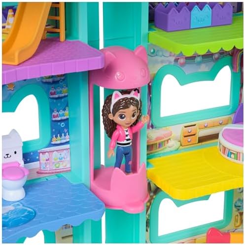 DREAMWORKS GABBYS DOLLHOUSE  Gabbys Cat Dollhouse  Movie Inspired Figure & Accessories  Toys for Boys & Girls Ages 3 