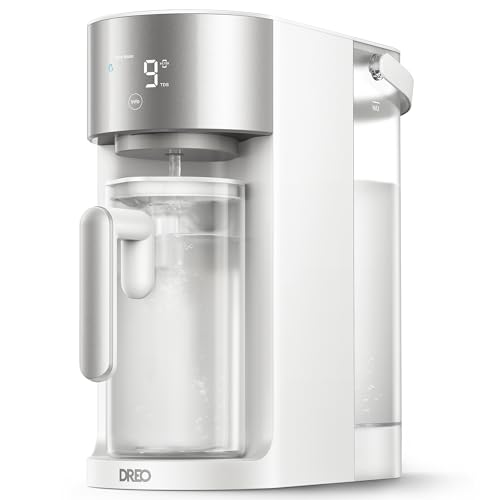 DREO Reverse Osmosis Water Filter Countertop  RO Filtration System  3 1 Pure to Drain  TDS & Filter Life & Autofill Pitcher  Installation Free  Self Cleaning Water Purifier  RO Water Filter