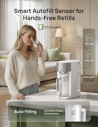 DREO Reverse Osmosis Water Filter Countertop  RO Filtration System  3 1 Pure to Drain  TDS & Filter Life & Autofill Pitcher  Installation Free  Self Cleaning Water Purifier  RO Water Filter