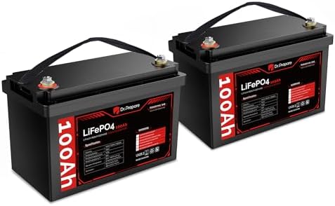 DR PREPARE 12V 300Ah LiFePO4 Battery  Grade A  Cells 3840Wh Rechargeable Lithium Iron Phosphate Battery  200A BMS & Low Temp Cut Off  Small Size for RV  Solar  Off Grid  Camping  Boat  Backup Power