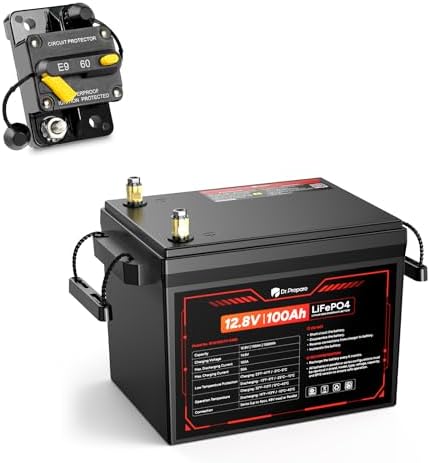 DR PREPARE 12V 300Ah LiFePO4 Battery  Grade A  Cells 3840Wh Rechargeable Lithium Iron Phosphate Battery  200A BMS & Low Temp Cut Off  Small Size for RV  Solar  Off Grid  Camping  Boat  Backup Power