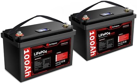 DR PREPARE 12V 300Ah LiFePO4 Battery  Grade A  Cells 3840Wh Rechargeable Lithium Iron Phosphate Battery  200A BMS & Low Temp Cut Off  Small Size for RV  Solar  Off Grid  Camping  Boat  Backup Power