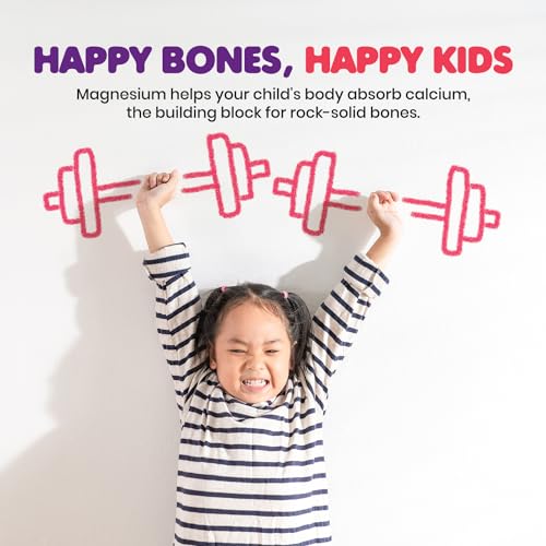 DR  MORITZ Sugar Free Calm Magnesium Gummies for Kids and Adults   Non GMO Magnesium Citrate Gummies   Raspberry Flavor   1 Pack  180 Count