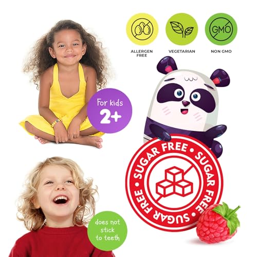 DR  MORITZ Sugar Free Calm Magnesium Gummies for Kids and Adults   Non GMO Magnesium Citrate Gummies   Raspberry Flavor   1 Pack  180 Count