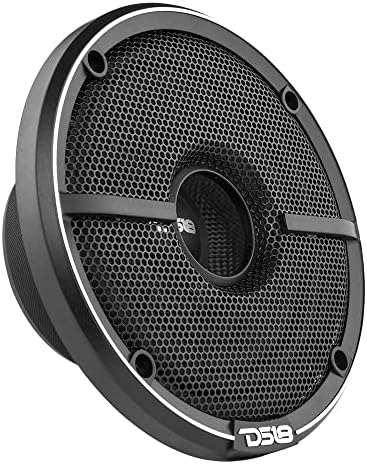 DS18 ZXI 44 4 Car Audio Coaxial Speaker with Built in Neodymium Tweeter and Kevlar Cone   2 Way 150 Watts Max 4 Ohm  2 Speakers 