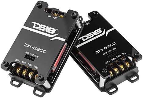 DS18 ZXI 44 4 Car Audio Coaxial Speaker with Built in Neodymium Tweeter and Kevlar Cone   2 Way 150 Watts Max 4 Ohm  2 Speakers 