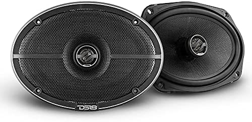 DS18 ZXI 44 4 Car Audio Coaxial Speaker with Built in Neodymium Tweeter and Kevlar Cone   2 Way 150 Watts Max 4 Ohm  2 Speakers 