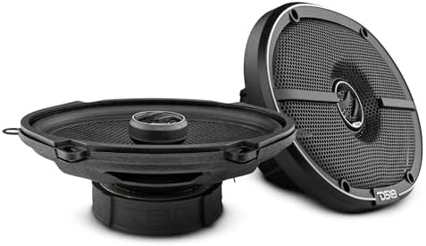DS18 ZXI 44 4 Car Audio Coaxial Speaker with Built in Neodymium Tweeter and Kevlar Cone   2 Way 150 Watts Max 4 Ohm  2 Speakers 