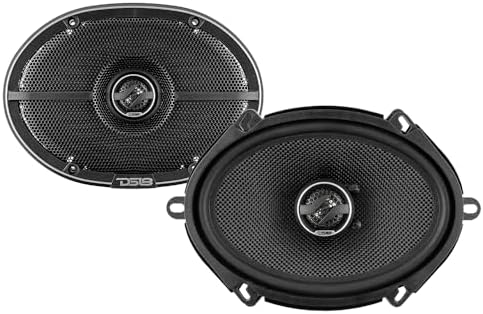 DS18 ZXI 44 4 Car Audio Coaxial Speaker with Built in Neodymium Tweeter and Kevlar Cone   2 Way 150 Watts Max 4 Ohm  2 Speakers 