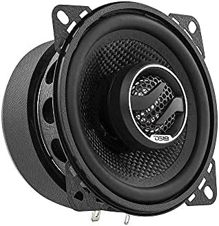 DS18 ZXI 44 4 Car Audio Coaxial Speaker with Built in Neodymium Tweeter and Kevlar Cone   2 Way 150 Watts Max 4 Ohm  2 Speakers 