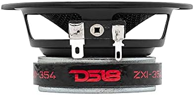 DS18 ZXI 44 4 Car Audio Coaxial Speaker with Built in Neodymium Tweeter and Kevlar Cone   2 Way 150 Watts Max 4 Ohm  2 Speakers 