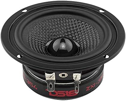 DS18 ZXI 44 4 Car Audio Coaxial Speaker with Built in Neodymium Tweeter and Kevlar Cone   2 Way 150 Watts Max 4 Ohm  2 Speakers 
