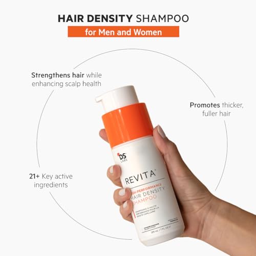 DS Labs Revita Shampoo & Spectral Men s Serum Kit   Scalp First Cleanse & Lightweight Leave In for Fuller Looking  Thicker Looking Hair  Sulfate & Silicone Free Shampoo  Fast Absorbing Serum