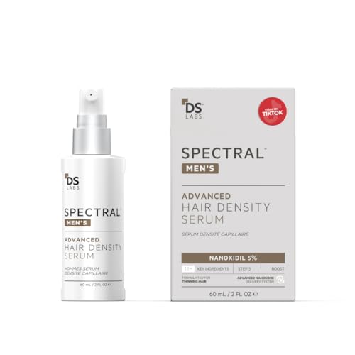DS Labs Spectral Men s Hair Density Serum  formerly Spectral DNC N    Lightweight Leave In for Fuller Looking  Thicker Looking Hair  Fast Absorbing  Non Greasy  For All Hair Types  60mL