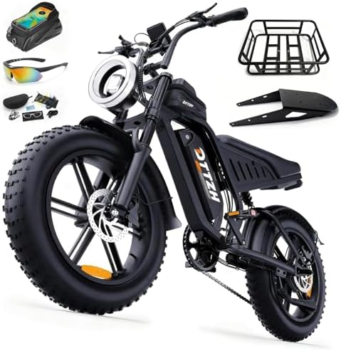 DTTZH F6/F6S/F6PRO Electric Bike for Adults with NFC & Password Unlock  4000/2000/1500W  50/40/33MPH  60V 30Ah  48V 15/25Ah E Bike  100 60 Miles Electric Motorcycle  20 Fat Tire Electric Dirt Bike