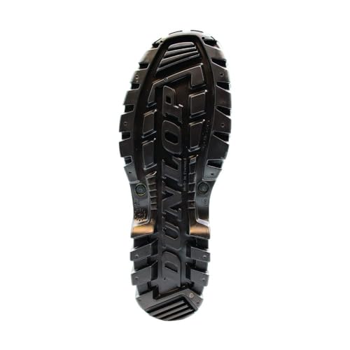 DUNLOP Protective Footwear  Dane  100  Waterproof PVC  Lightweight and Durable Protective Footwear  MD0HD01 11  Size 11  Black