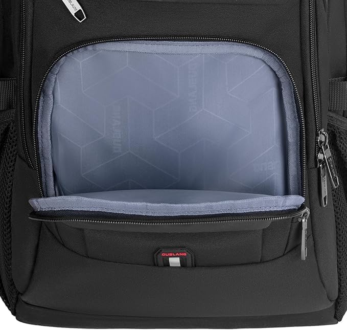 DUSLANG 17 Inch Laptop Backpack for Travel Water Resistant College Backpack for Men/Women Laptop Bag with USB Charging Port Black