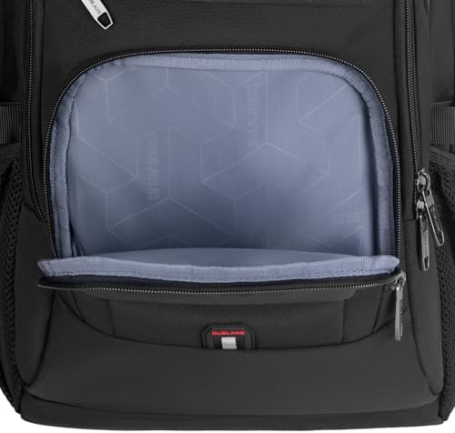 DUSLANG 17 Inch Laptop Backpack for Travel Water Resistant College Backpack for Men/Women Laptop Bag with USB Charging Port Black